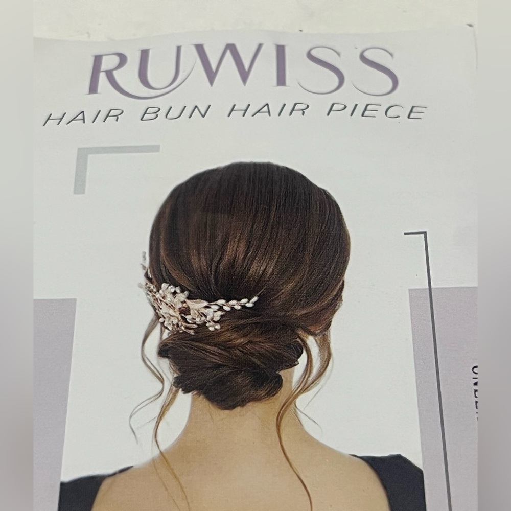 Ruwiss Hair Bun Piece 100% Human Hair Bun Hair Piece Extension